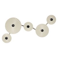 Wandlampe schwenkbar Beige Stahl E27 L:112 cm OSRAM