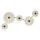 Wandlampe schwenkbar Beige Stahl E27 L:112 cm OSRAM