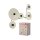 Wandlampe schwenkbar Beige Stahl E27 L:112 cm OSRAM