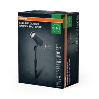 Erdspießstrahler verstellbar Alu IP54 H:41,5 cm OSRAM