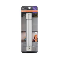 LED Wandleuchte Sensor Batterie Weiß Alu 4000 K OSRAM