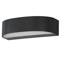 LED Wandleuchte Metall 3000 K IP65 B:17,2 cm OSRAM