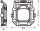 LED Spot Aluminium 6500K IP54 H:31cm Steckdosen OSRAM