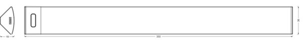 LED Unterbauleuchte Sensor Click-DIM CCT Weiß Alu OSRAM