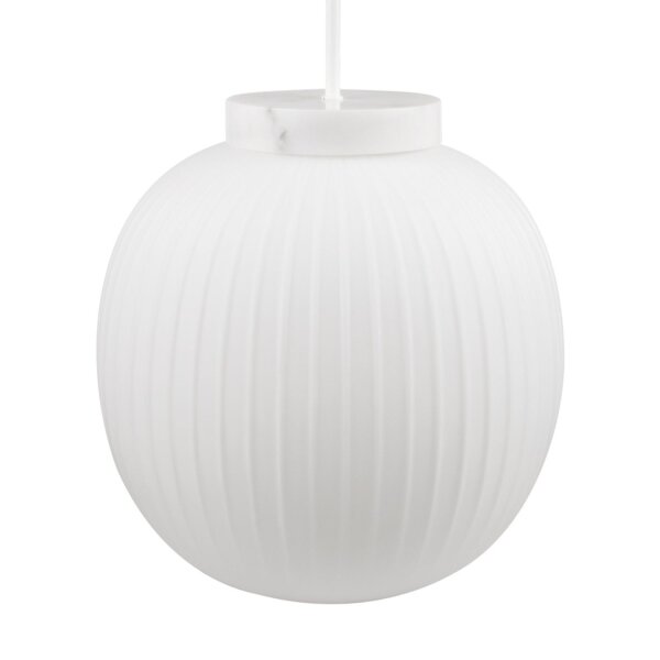 Hängelampe Marmor Glas E27 rund Ø31 cm blendarm OSRAM