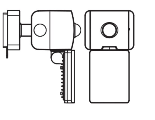 LED Akku Wandspot Sensor dimmbar flexibel 3000K OSRAM