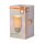 Tischleuchte Grau Beige Beton Stoff E27 H:38 cm OSRAM