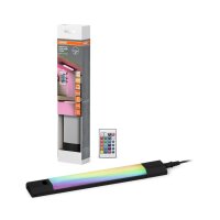 LED Leuchte dimmbar RGBW RGB Schwarz 3000K B:30cm OSRAM