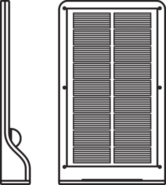 LED Solar Wandlampe Sensor Metall 4000 K IP44 OSRAM