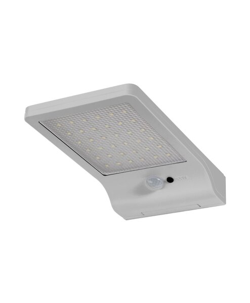 LED Solar Wandleuchte Sensor Silber 4000 K IP44 OSRAM