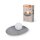 Tischleuchte Beton Glas blendarm G9 H:13,5 cm OSRAM