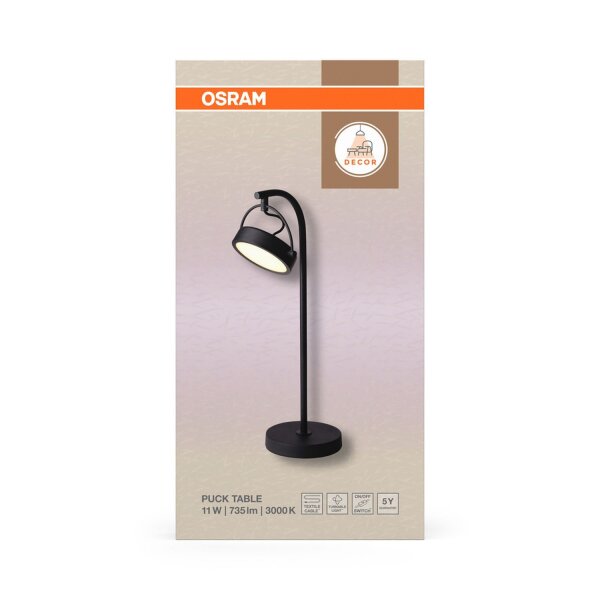 LED Tischlampe flexibel Stahl 3000 K 51,5 cm OSRAM