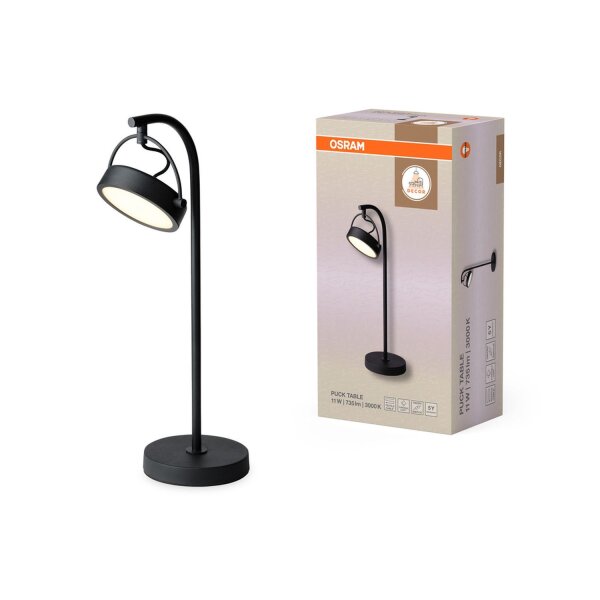 LED Tischlampe flexibel Stahl 3000 K 51,5 cm OSRAM