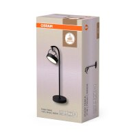 LED Tischlampe flexibel Stahl 3000 K 51,5 cm OSRAM