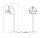 LED Tischlampe flexibel Stahl 3000 K 51,5 cm OSRAM