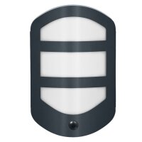 LED Wandleuchte Sensor Dunkelgrau 3000 K IP44 OSRAM