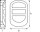 LED Wandlampe Dunkelgrau Edelstahl 3000 K IP44 OSRAM