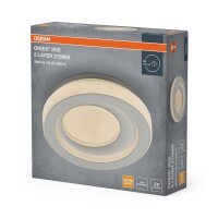 LED Deckenlampe Wei&szlig; Metall 3000K &Oslash;21,5cm rund OSRAM