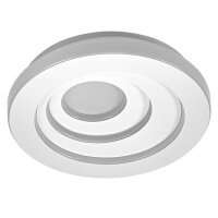 LED Deckenleuchte Weiß Metall 3000 K Ø39 cm...
