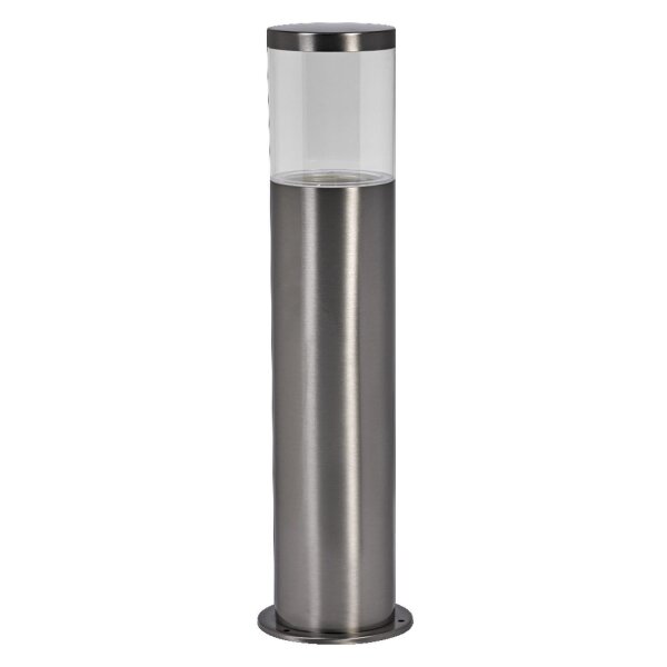 Pollerleuchte Edelstahl IP44 E27 H:49 cm modern OSRAM