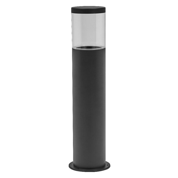 Wegeleuchte Dunkelgrau Edelstahl IP44 E27 H:49 cm OSRAM