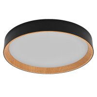 LED Deckenleuchte Click-DIM Schwarz 3000 K Ø49cm...