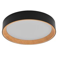 LED Deckenleuchte Click-DIM Schwarz 3000 K Ø39cm...