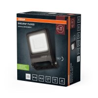 LED Außenstrahler Dunkelgrau Glas Alu 4000K IP65 OSRAM