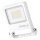 LED Außenstrahler Weiß Alu Glas 3000K IP65 B:10cm OSRAM