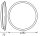 Runde LED Deckenleuchte Sensor Metall Weiß 3000K OSRAM