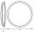 LED Deckenleuchte Sensor Weiß Metall 3000 K Ø23cm OSRAM