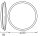 LED Deckenleuchte Sensor Weiß Metall 3000 K Ø23cm OSRAM