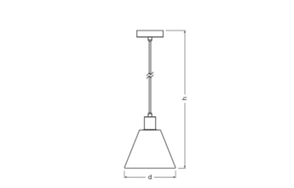 Pendelleuchte Grün Bast E27 Ø20 cm modern OSRAM