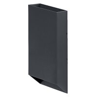 LED Wandleuchte Dunkelgrau 3000 K IP54 H:25,7 cm OSRAM