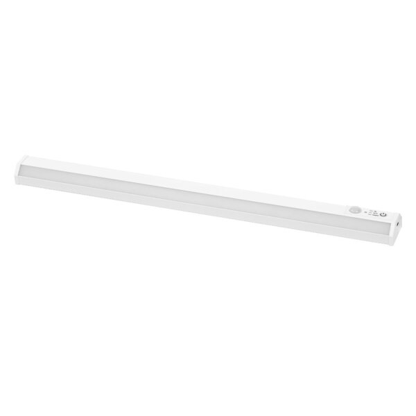 LED Akku Wandlampe Bewegungsmelder Weiß Alu 4000K OSRAM