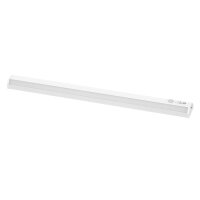 LED Akku Wandlampe Bewegungsmelder Wei&szlig; Alu 4000K OSRAM