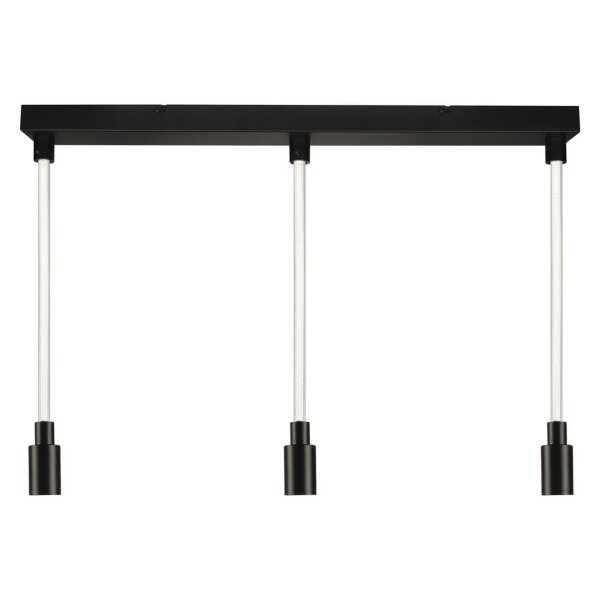 Deckenleuchte verstellbar Stahl Schwarz E27 OSRAM