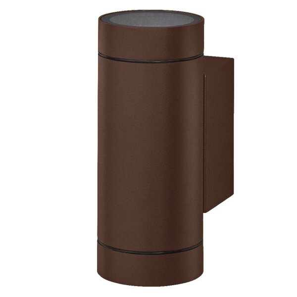 Up Down Wandleuchte Glas Alu IP65 GU10 H:15,8 cm OSRAM