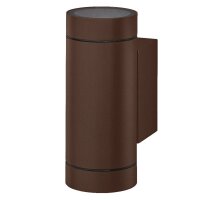 Up Down Wandleuchte Glas Alu IP65 GU10 H:15,8 cm OSRAM