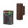 Up Down Wandleuchte Glas Alu IP65 GU10 H:15,8 cm OSRAM