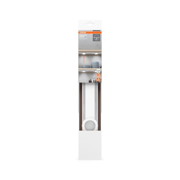 LED Deckenleuchte Sensor Weiß Alu 4000 K B:44,5cm OSRAM