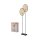 Stehleuchte Schwarz Rattan E27 H:170 cm OSRAM