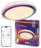 LED Deckenleuchte dimmbar Smart+ TW Schwarz Ø49cm...