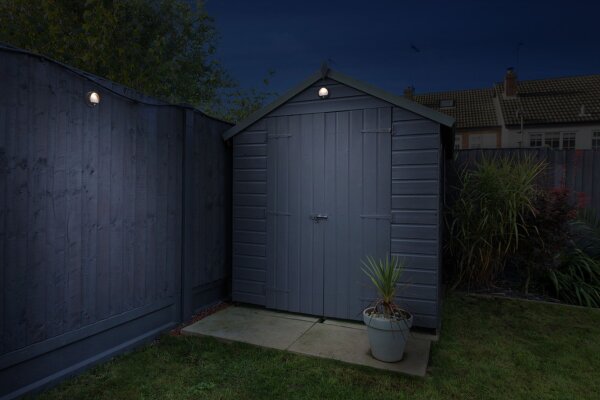 LED Akku Wandleuchte Sensor Metall 3000 K IP44 OSRAM