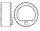 LED Akku Wandleuchte Sensor Metall 3000 K IP44 OSRAM