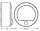 LED Akku Wandleuchte Sensor Metall 3000 K IP44 OSRAM