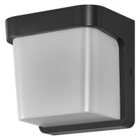 LED Wandleuchte Dunkelgrau Metall 3000 K IP65 OSRAM