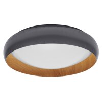 LED Deckenlampe Click-DIM Grau Metall 3000K &Oslash;43cm OSRAM