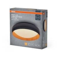 LED Deckenlampe Click-DIM Grau Metall 3000K Ø43cm...