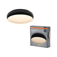 LED Deckenleuchte Click-DIM Schwarz 3000 K Ø43cm...